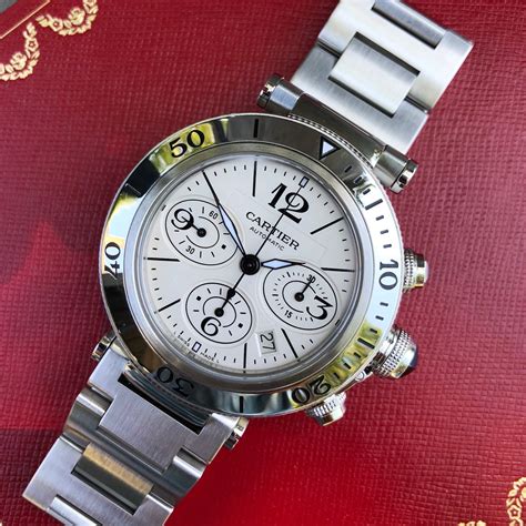 cartier pasha seatimer chronograph price|cartier pasha 42mm chronograph.